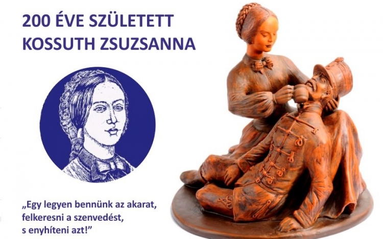 Kétszáz esztendeje született Kossuth Zsuzsanna, Magyarország első főápolónője