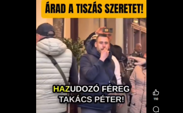 Ellentüntetők szidalmazták Takács Pétert Veszprémben