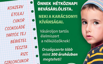 Idén is várja a felajánlásokat az Élelmiszerbank!