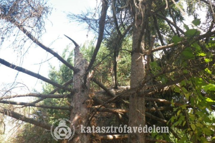 Épületeket is megrongált a szél