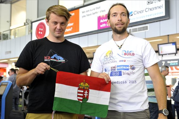 A K2 meghódítására készül Varga Csaba és Suhajda Szilárd