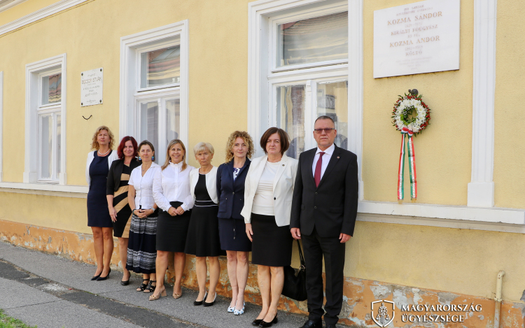 Az első országos királyi főügyészről emlékeztek meg Pápán