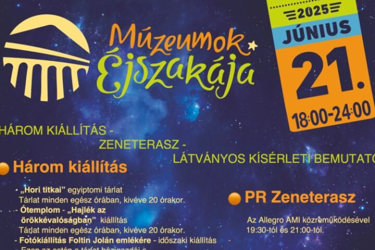 Mutatjuk a Múzeumok Éjszakájának pápai kínálatát