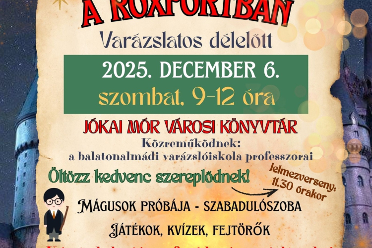 Karácsony a Roxfortban - Varázslatos Délelőtt a Könyvtárban