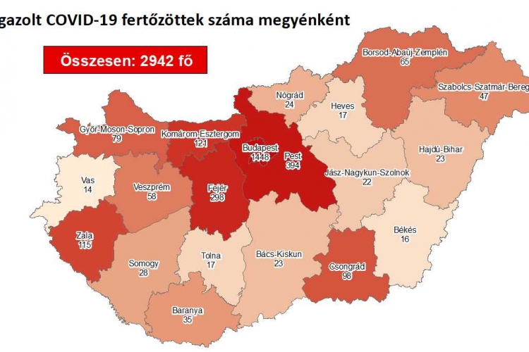 Tovább nőtt az elhunytak és az új koronavírus-fertőzöttek száma is