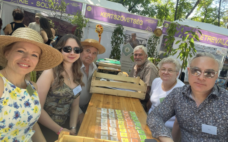 A Sziget Fesztiválon járt a Tapolcafői Kertbarátkör