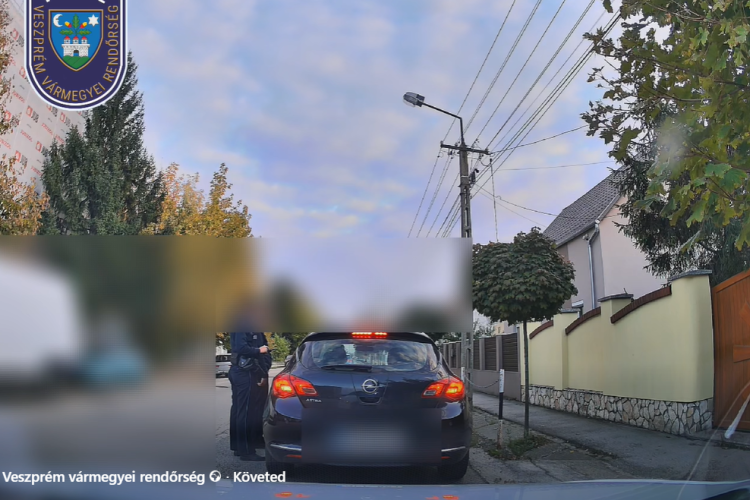 Nem volt bekötve, megállították, kiderült, hogy ivott is - Videó