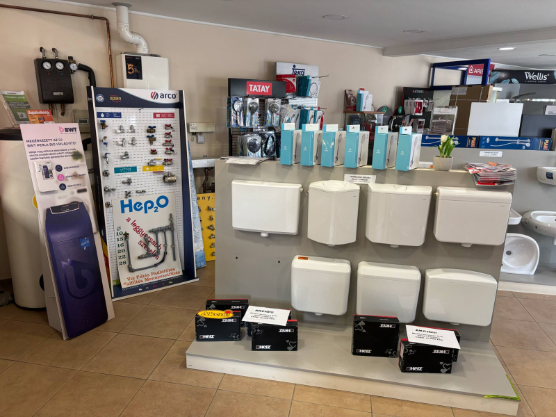 Gáz Centrum Épületgépészeti Áruház és Fürdőszobaszalon - Pápa