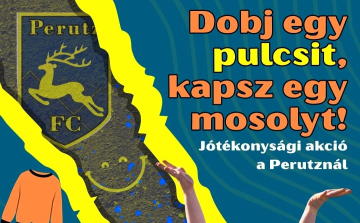 Több kilónyi felajánlás érkezett – folytatódik a Frutti Drink-Perutz FC Pápa