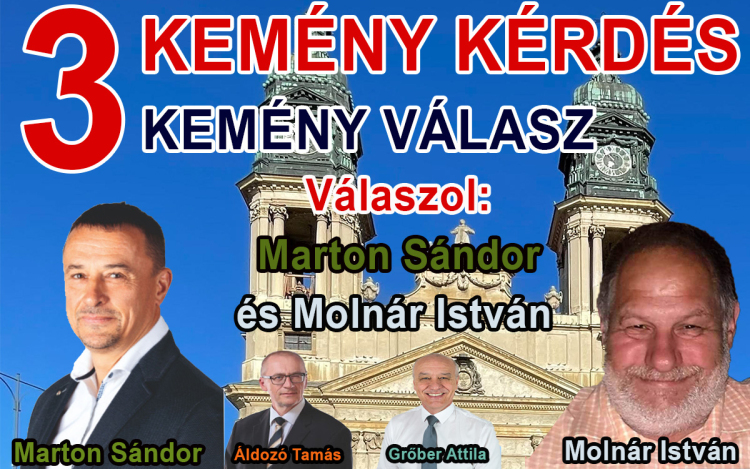 3 Kemény Kérdés: Marton Sándor és Molnár István válaszol!