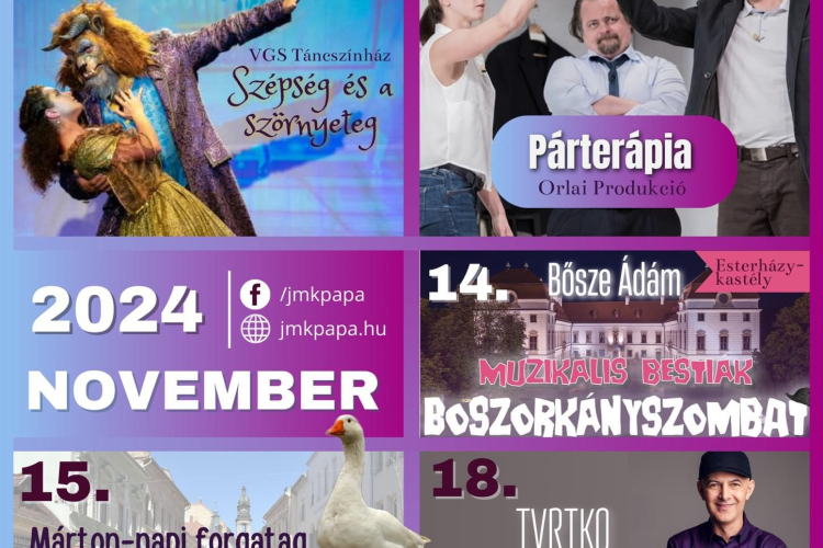 Novemberi Programajánló - Pápa