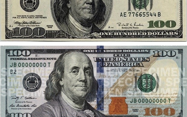 Új százdolláros bankjegyet bocsátottak ki