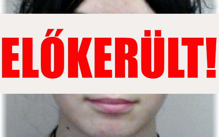 Épségben előkerült a Pápáról eltűnt fiatal lány