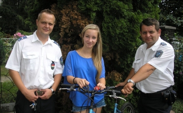 Biciklilopók rendőrkézen