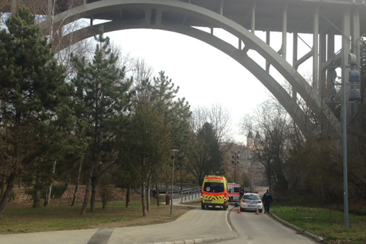 Veszprém | Halálos ugrás a viaduktról (Videó)
