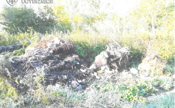 Vádat emelt az ügyészség egy férfi ellen, aki illegálisan helyezett el hulladékot szántóföldjén