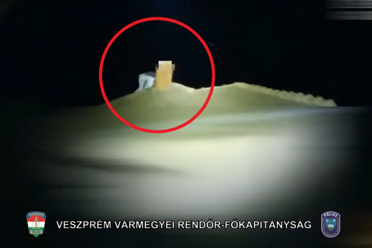 Ilyen se volt még: A tetőn át próbált menekülni a pápai rendőrök elől - Videó