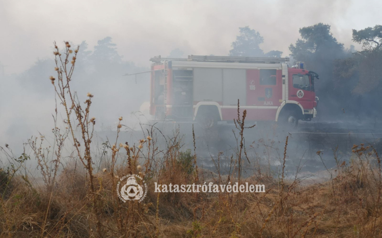 Befejeződött a tűzoltói munka Csöngénél