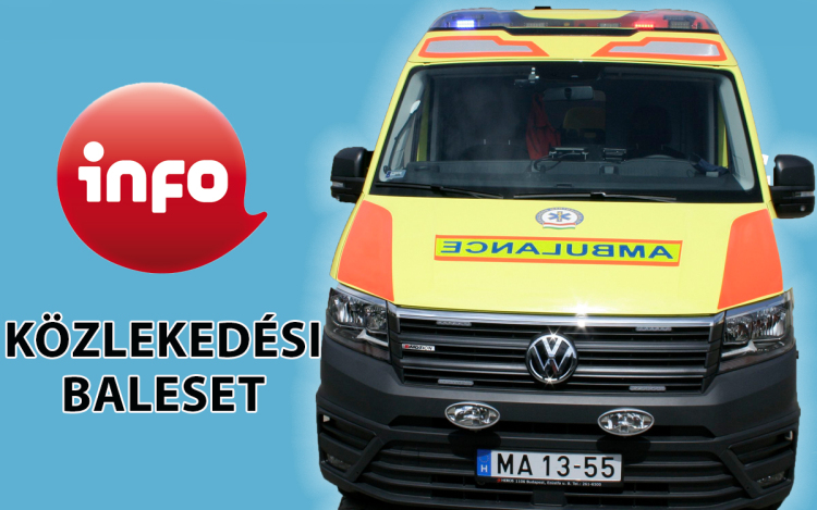 Több gépkocsi karambolozott a 8-as főúton - Teljes az útzár