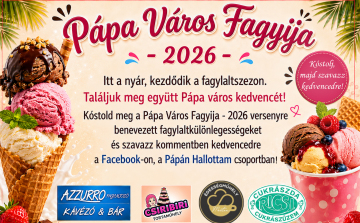 Keressük Pápa Város Fagyiját!
