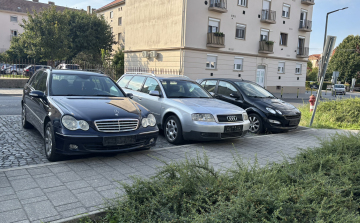 Rendszám nélkül, közterületen