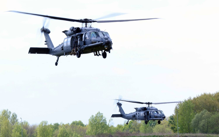 Elstartolt a helikopteres gyakorlat Pápán