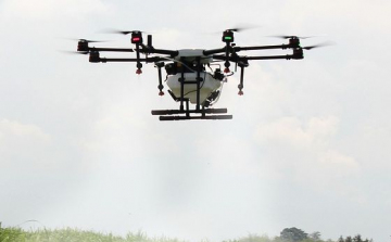 Drónnal permetezik a Külső-várkerti tavat - Videó