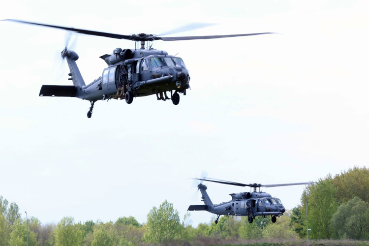 Elstartolt a helikopteres gyakorlat Pápán