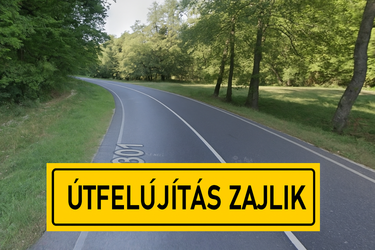 Útépítési munkálatok miatt forgalomkorlátozásra kell számítani Huszárokelőpuszta és Bakonybél között