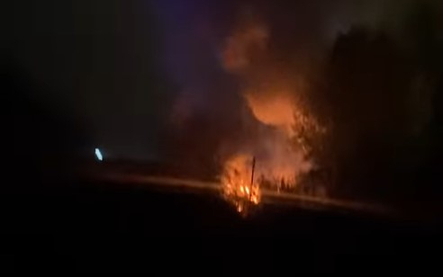 Kigyulladt egy ház az Öreghegyben