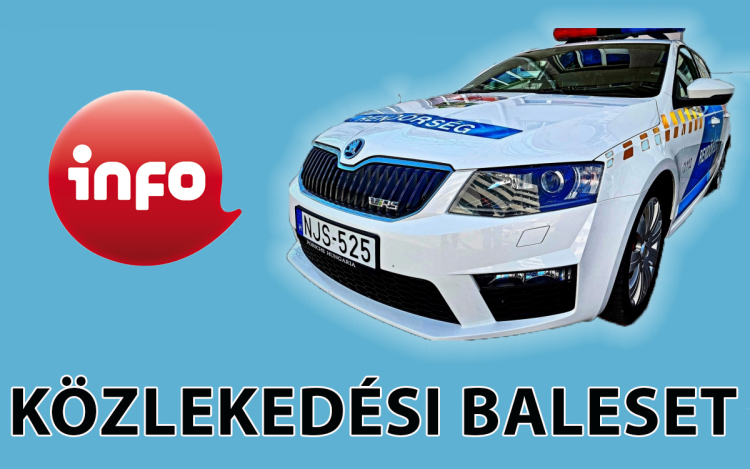 Két autó karambolozott Pápán, a Képző utcában