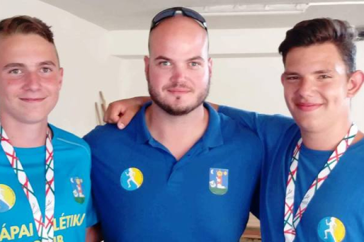 Pápai kalapácsvető a  magyar utánpótlás válogatottban