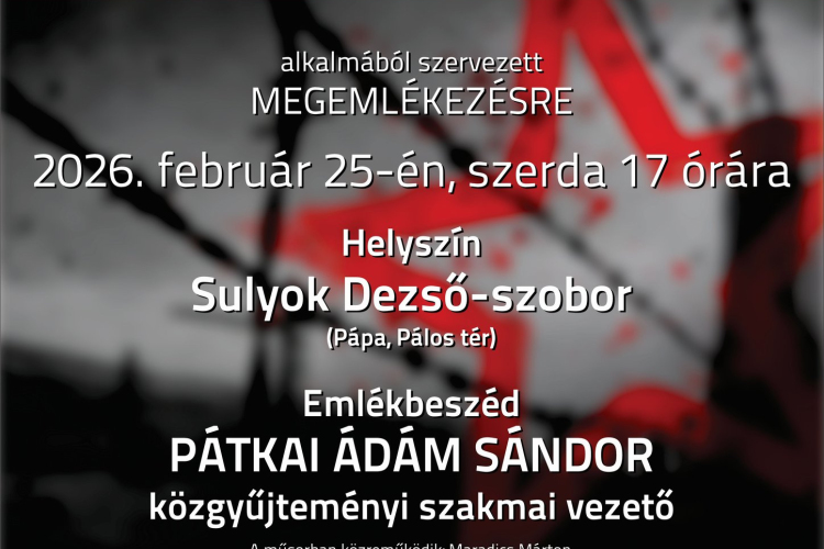 Kommunista Diktatúrák Áldozatainak Emléknapja - Pápa