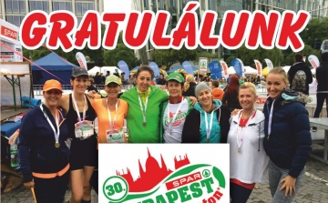 Két Pápai Szuperinfós csapat is lefutotta a Spar Maratont