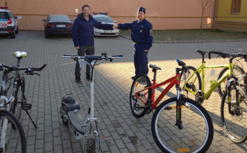 Visszakerültek a lopott kerékpárok Ausztriába!