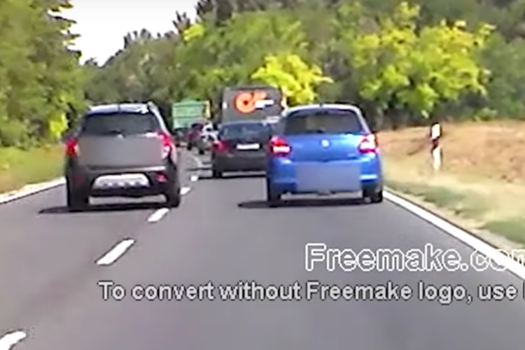 Veszélyes előzések a 83-ason