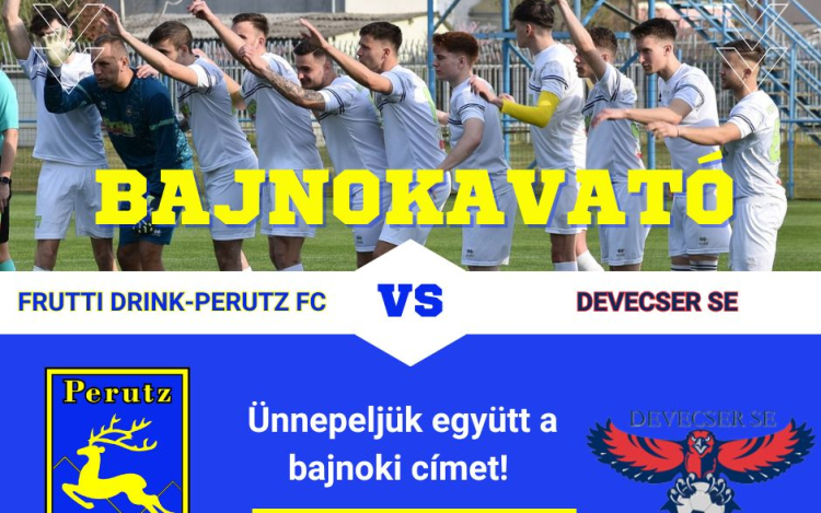 Bajnokavatás! Ingyen sörrel és zsíros kenyérrel várják a szurkolókat a Perutz Stadionban