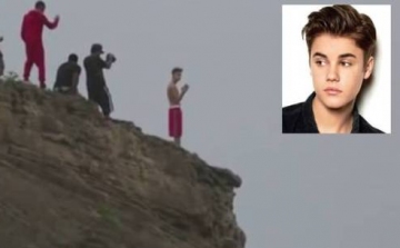 Leugrott a szikláról Justin Bieber - Videó