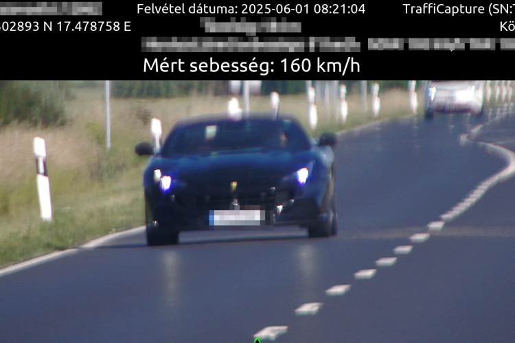 90 helyett 160-nal tolta neki Pápa határában