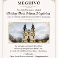 Boldog Bódi Mária Magdolna Ereklye Átadás