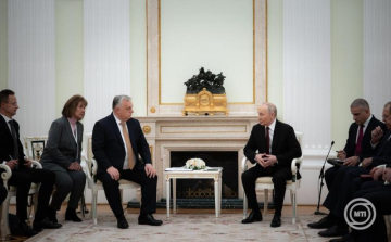 Csaknem négy órán át tárgyalt a Kremlben Vlagyimir Putyin és Orbán Viktor