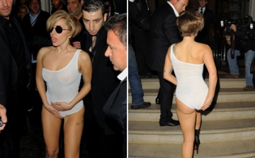 Semmit sem fedett Lady Gaga ruhája 