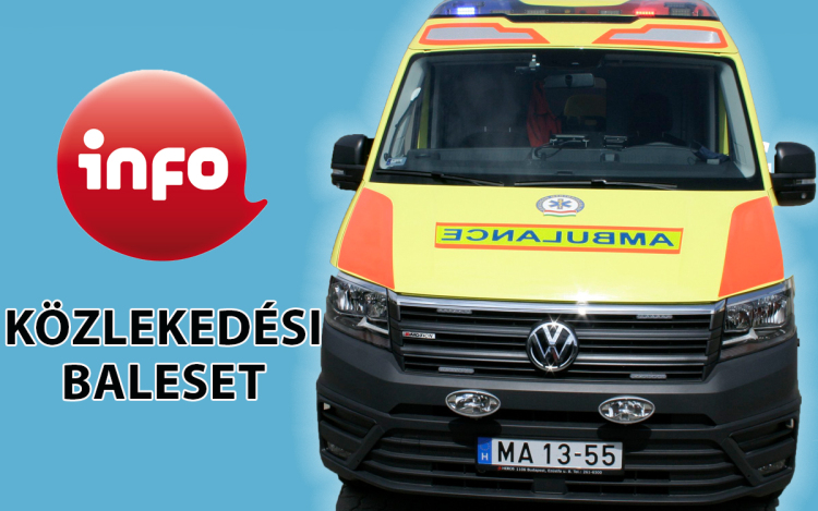 Árokba csúszott egy autó Pápa és Tapolcafő között