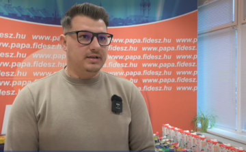 Jelentős mennyiségű élelmiszeradományt gyűjtött a pápai Fidesz