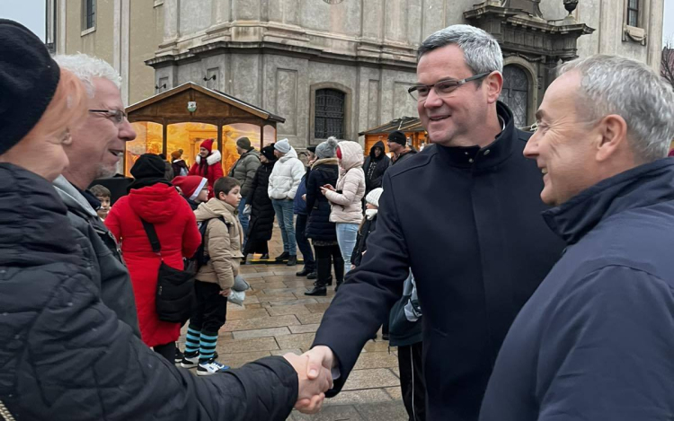 A pápai adventi forgatagban járt Takács Péter