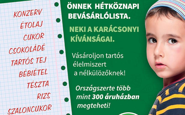 Idén is várja a felajánlásokat az Élelmiszerbank!