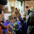 Óvodások karácsonyfa díszítése a belvárosban
