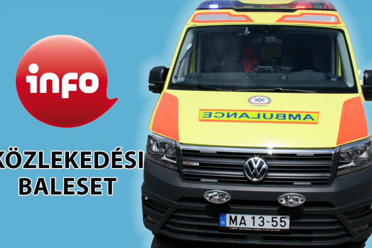 Két autó ütközött Nyárád felé, a mezőlaki elágazónál