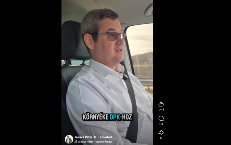 Takács Péter a választókerületi DPK csoportban jelent be egy jó hírt a pápai kórházról