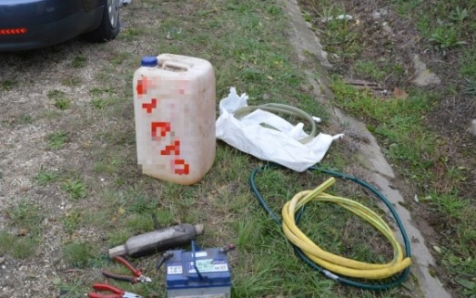 Ismerősétől lopott gázolajat, a rendőrök elfogták a szanyi férfit